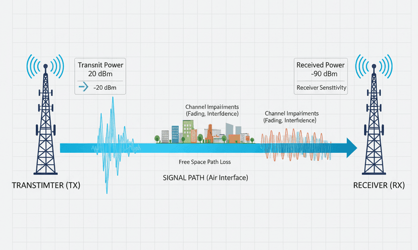 آشنایی با پارامترهای توان ارسال و توان دریافتی